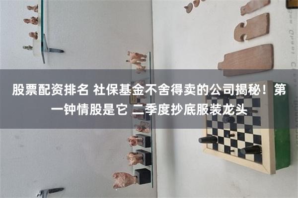 股票配资排名 社保基金不舍得卖的公司揭秘！第一钟情股是它 二