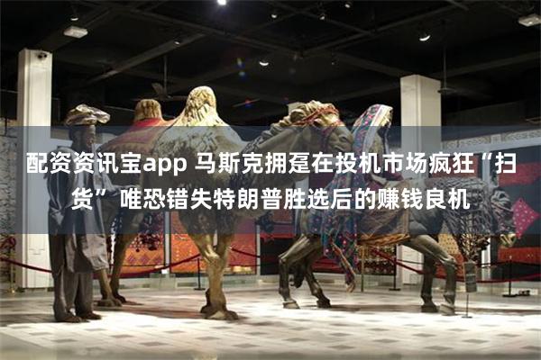 配资资讯宝app 马斯克拥趸在投机市场疯狂“扫货” 唯恐错失